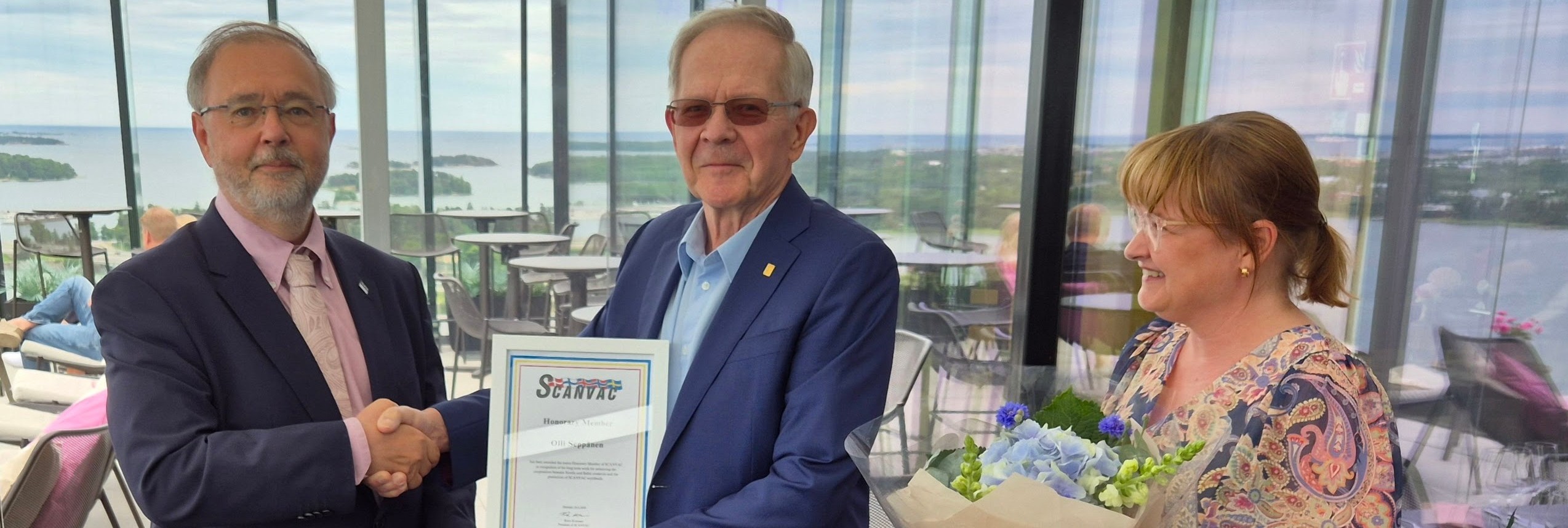 Olli Sappänen er blevet æresmedlem af SCANVAC